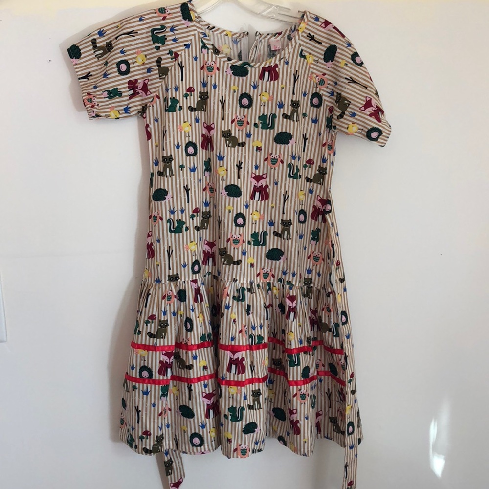 Gorgeous animal forest fireflies dress size 12